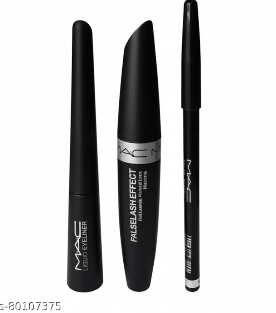 Mac Mascara, Eyebrow Pencil & Liquid Eyeliner – Eye Makeup Combo