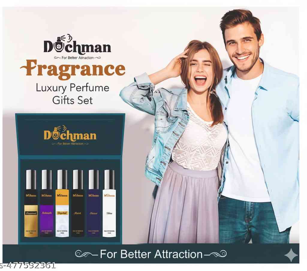 DUCHMAN Lovely Long Lasting Fragrance (Pack of 6 – 10ml Each)