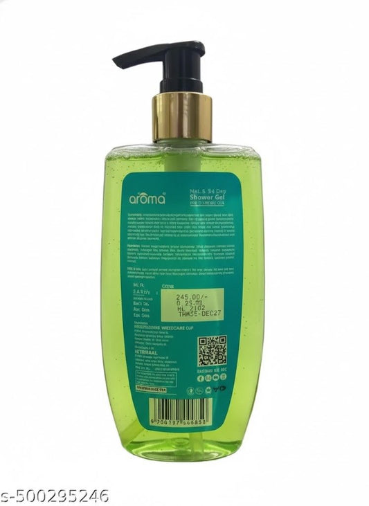 Alaroma Mint & Tea Tree Shower Gel | Refreshing & Purifying | For Glowing, Clear Skin Alaroma Mint & Tea Tree Shower Gel | Refreshing & Purifying | For Glowing, Clear Skin