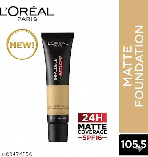 L'Oreal Paris infallible 24 hour matte cover 105.5 golden sand