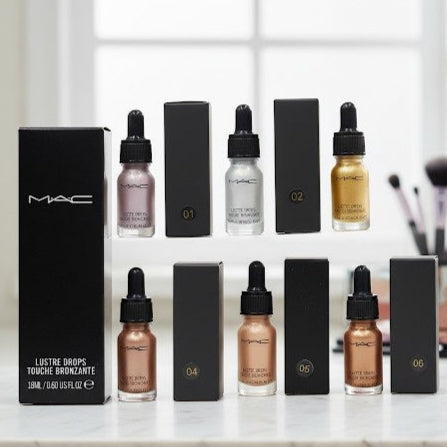 MAC 6 Shades Lustre Drop Highlighter Illuminator (Pack of 6)