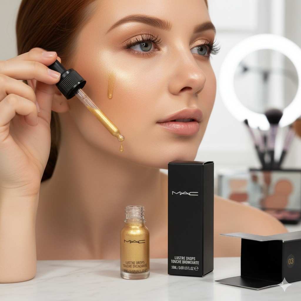 MAC 6 Shades Lustre Drop Highlighter Illuminator (Pack of 6)