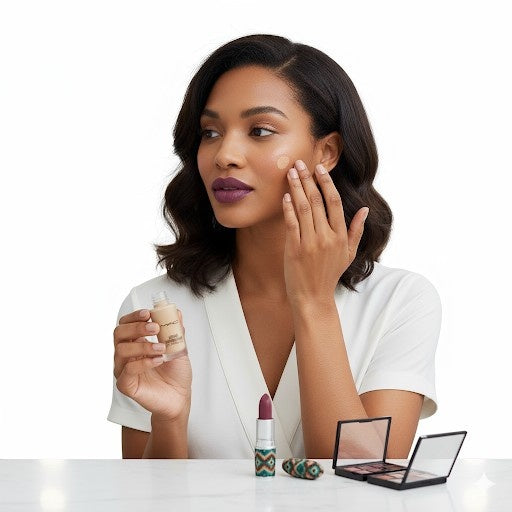 MAC Liquid Foundation with Lipstick