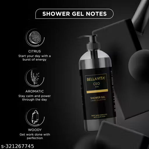Bella Vita CEO Man Luxury Collection Shower Gel with Enriched Aloe Vera for Men 500 ml