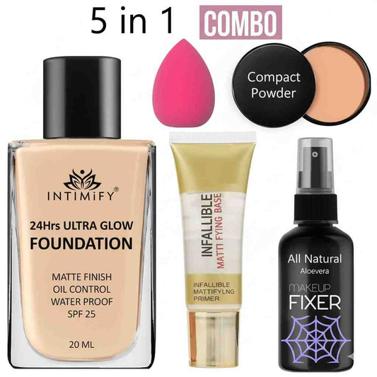 Matte Finish Full Coverage Makeup Kit (Pack of 5)