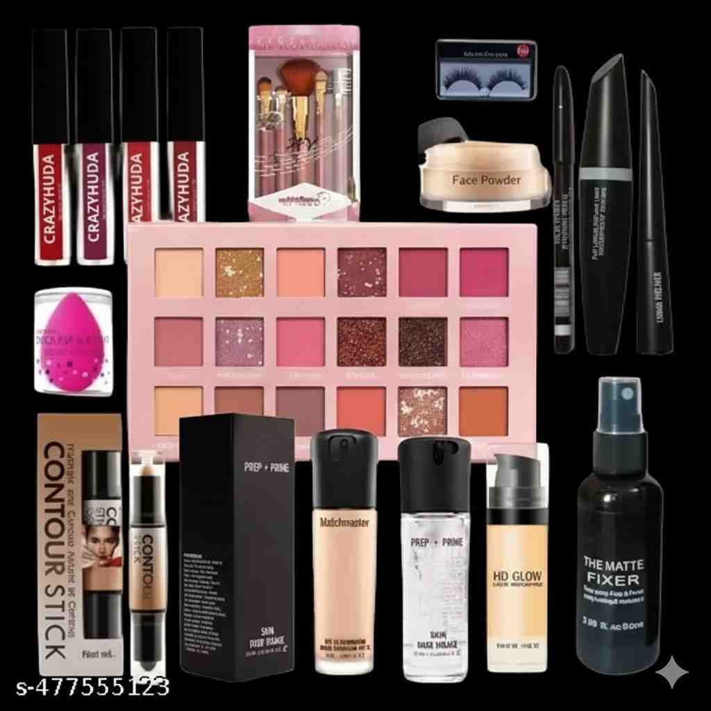 HD Waterproof Makeup Kit Combo (Set of 15)