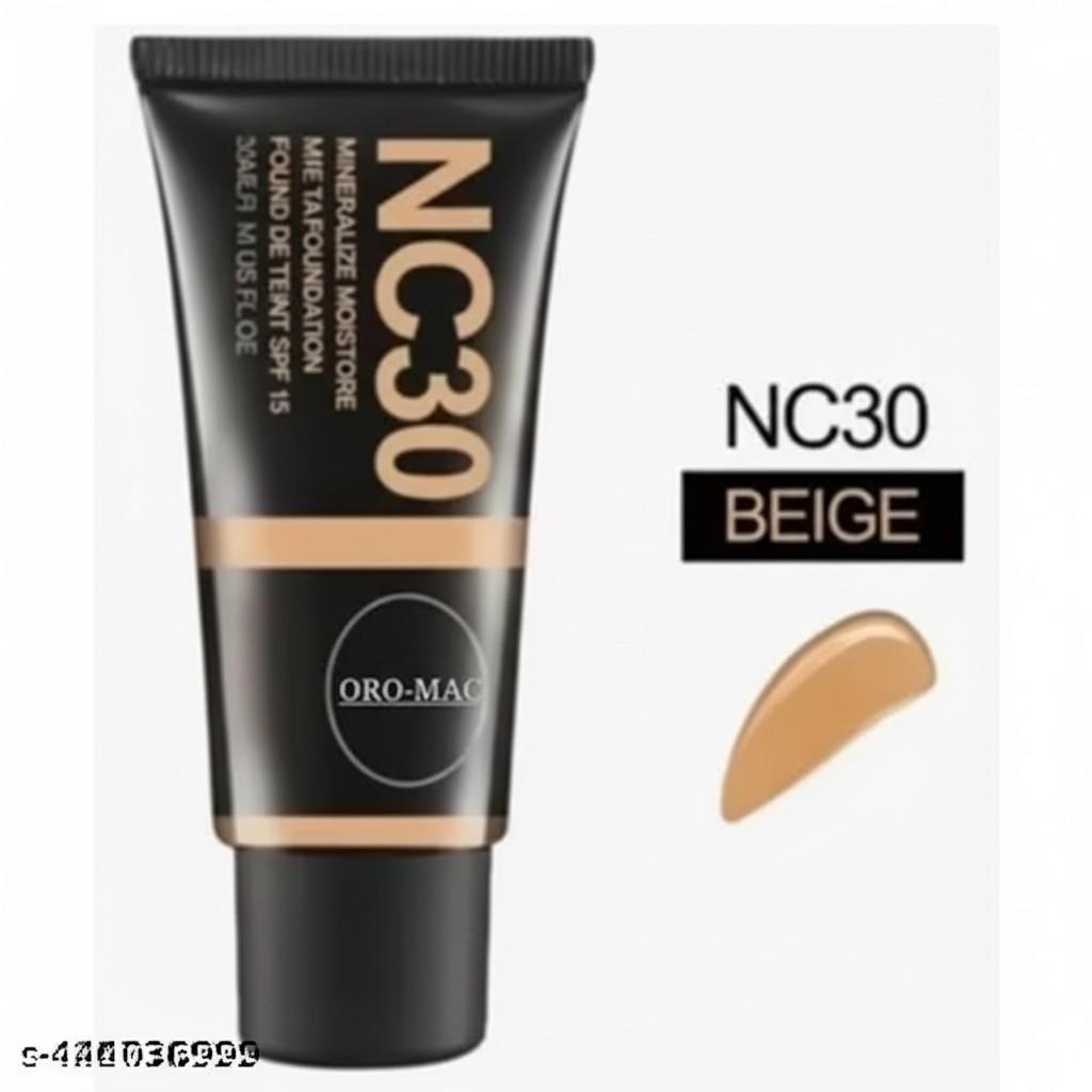 Makeup set ( fixer, foundation, compact, blender puff, 4in1 lipstick, eyeliner)