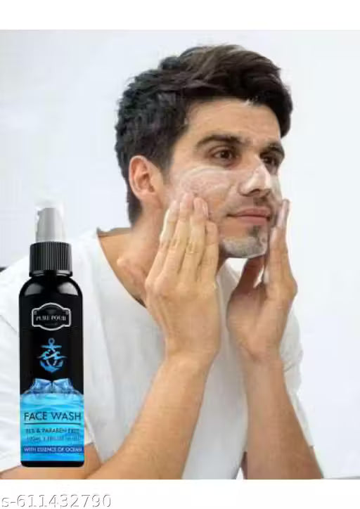Face Wash for Men | Fight Acne & Pimples, Brighten Skin, Ubtan Face Wash, Clears Dirt, Oil Control, Refreshing Feel - Multi-Action Formula | 100 ml Refreshing Face For Men | Professional Face Cleanser