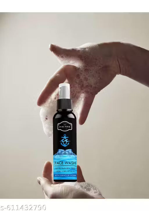 Face Wash for Men | Fight Acne & Pimples, Brighten Skin, Ubtan Face Wash, Clears Dirt, Oil Control, Refreshing Feel - Multi-Action Formula | 100 ml Refreshing Face For Men | Professional Face Cleanser